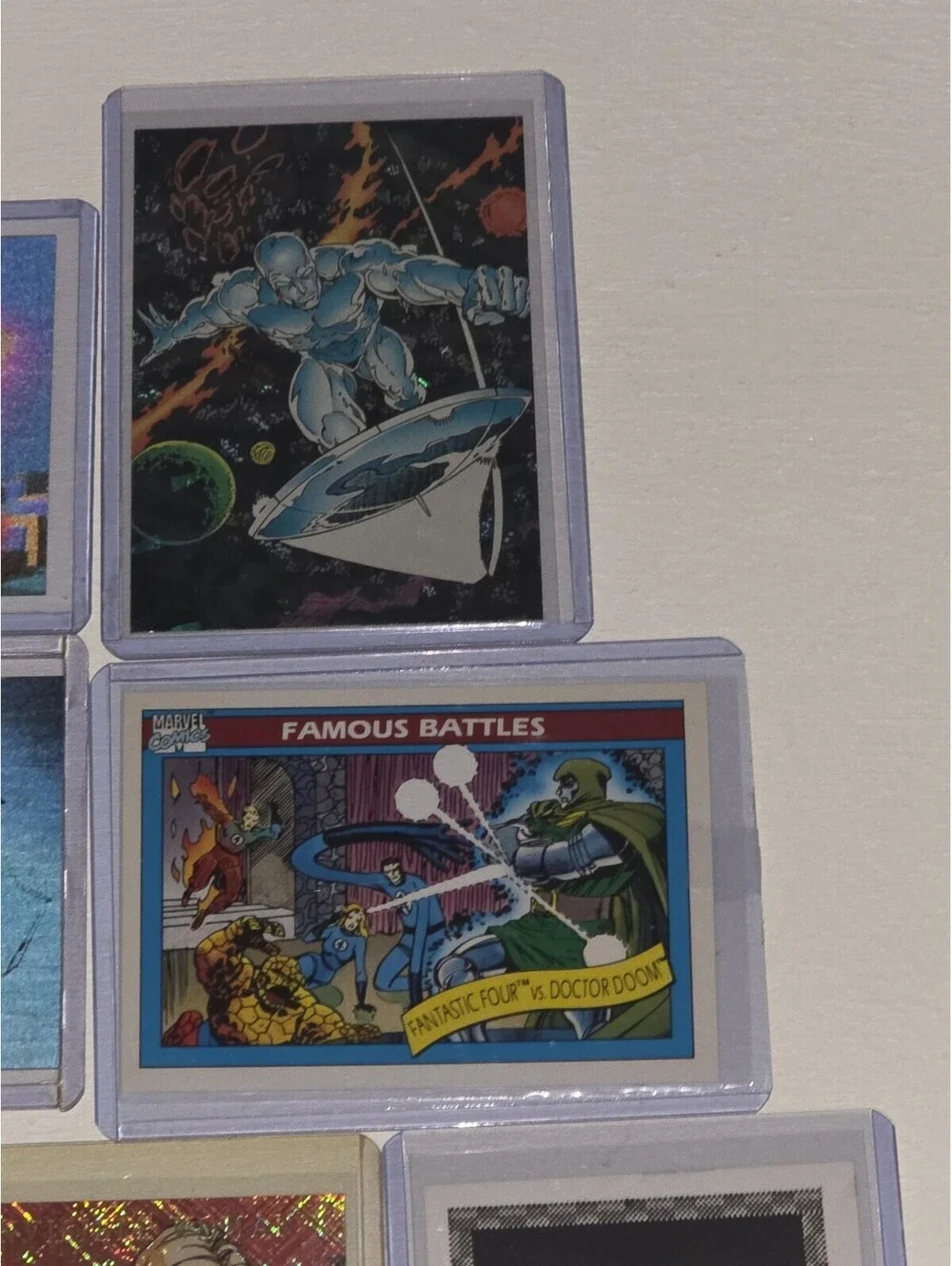 Marvel Fantastic Four Doctor Doom Relic Memorabilia PROMO & Chase Card Lot VTG +